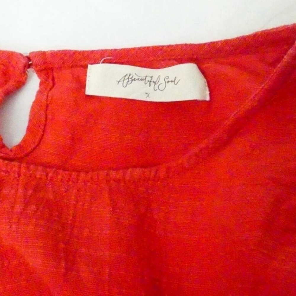 A Beautiful Soul Women's Dress 2X Peasant Lightweight Pockets - Picture 7 of 7